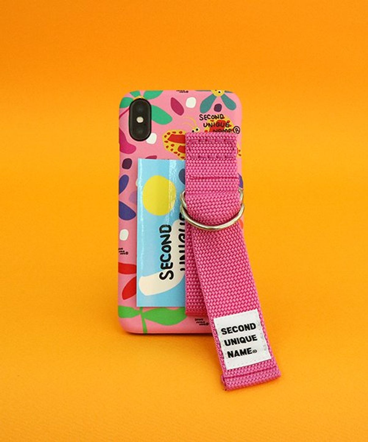 세컨드유니크네임(SECOND UNIQUE NAME) SUN CASE GRAPHIC FLOWER PINK PINK (CARD)