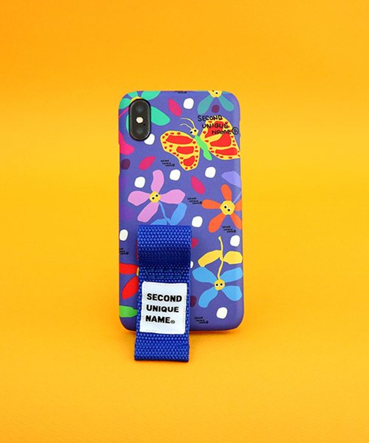세컨드유니크네임(SECOND UNIQUE NAME) SUN CASE GRAPHIC FLOWER BLUE BLUE (FINGER)