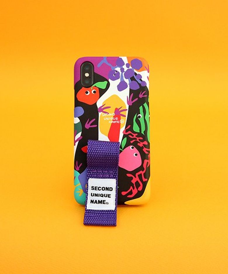 SUN CASE GRAPHIC FRUIT BLACK PURPLE (FINGER)