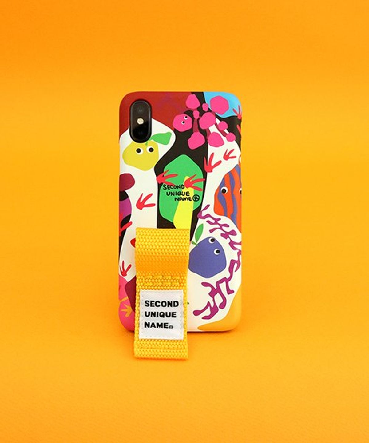 세컨드유니크네임(SECOND UNIQUE NAME) SUN CASE GRAPHIC FRUIT WHITE YELLOW (FINGER)
