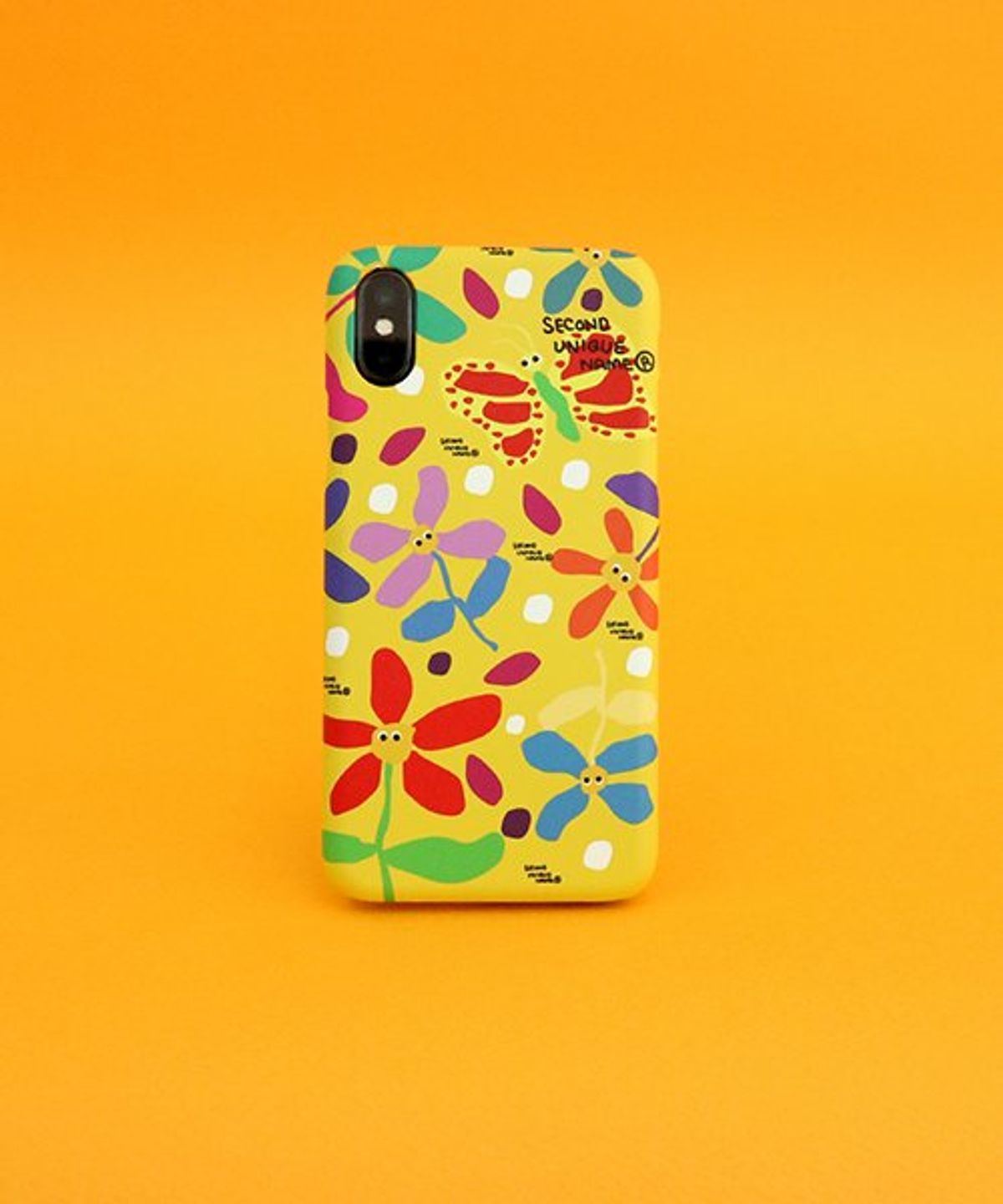 세컨드유니크네임(SECOND UNIQUE NAME) SUN CASE GRAPHIC FLOWER YELLOW