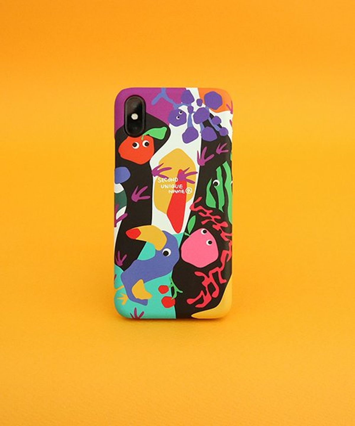 세컨드유니크네임(SECOND UNIQUE NAME) SUN CASE GRAPHIC FRUIT BLACK