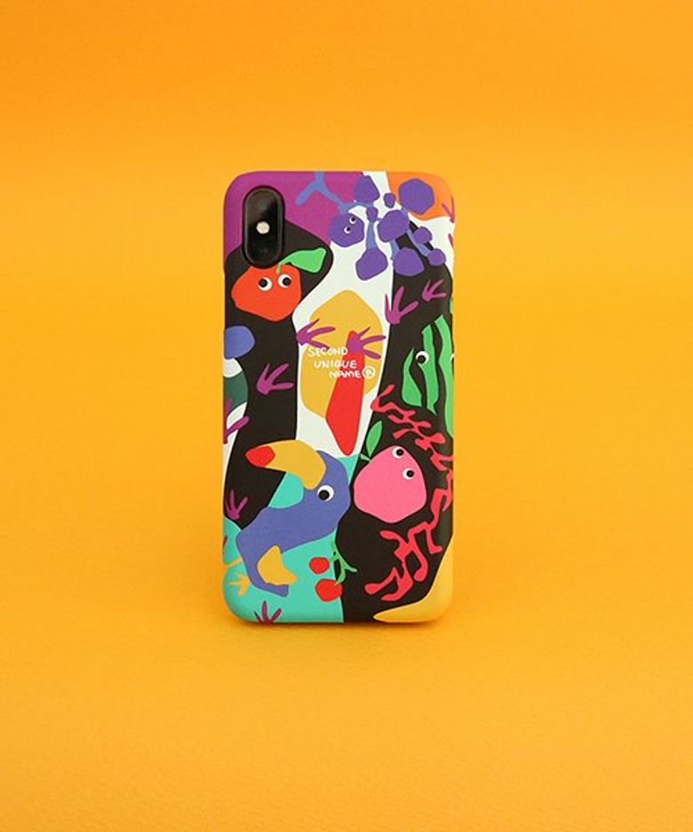 SUN CASE GRAPHIC FRUIT BLACK