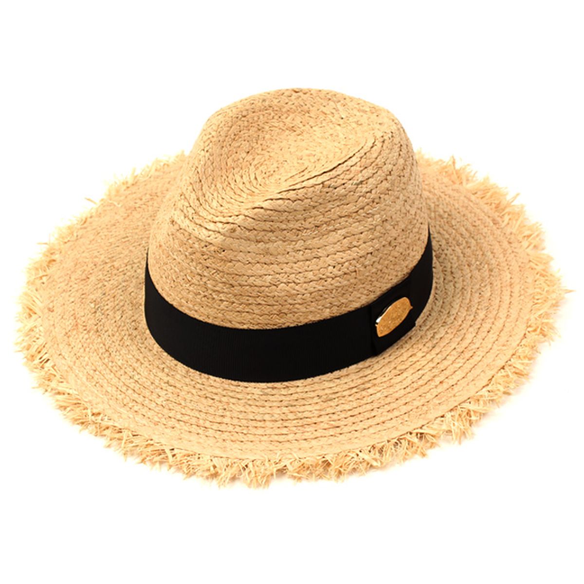 유니버셜 케미스트리(UNIVERSAL CHEMISTRY) Gold Metal Natural Fedora 썸머페도라