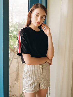 Jacquard T-Shirts (BK)