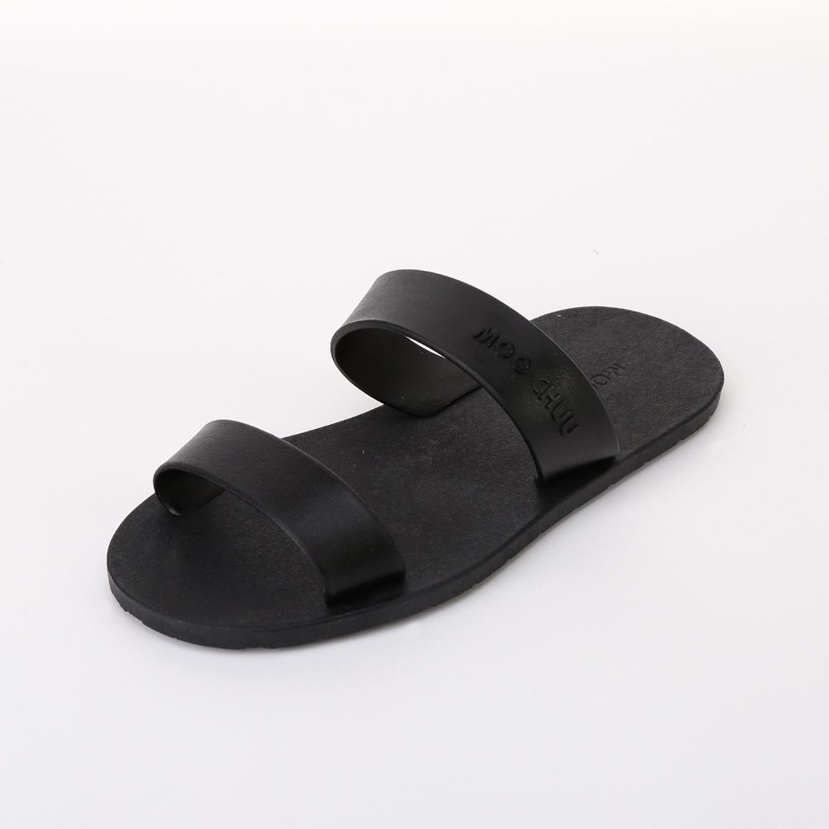 무츄(MOOCHUU) Two Straps  Black-Black