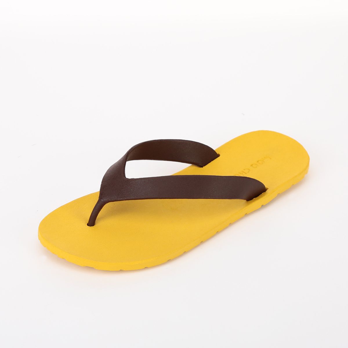 무츄(MOOCHUU) Flipflop Yellow-Chocolate - 사이즈 & 후기 | 무신사