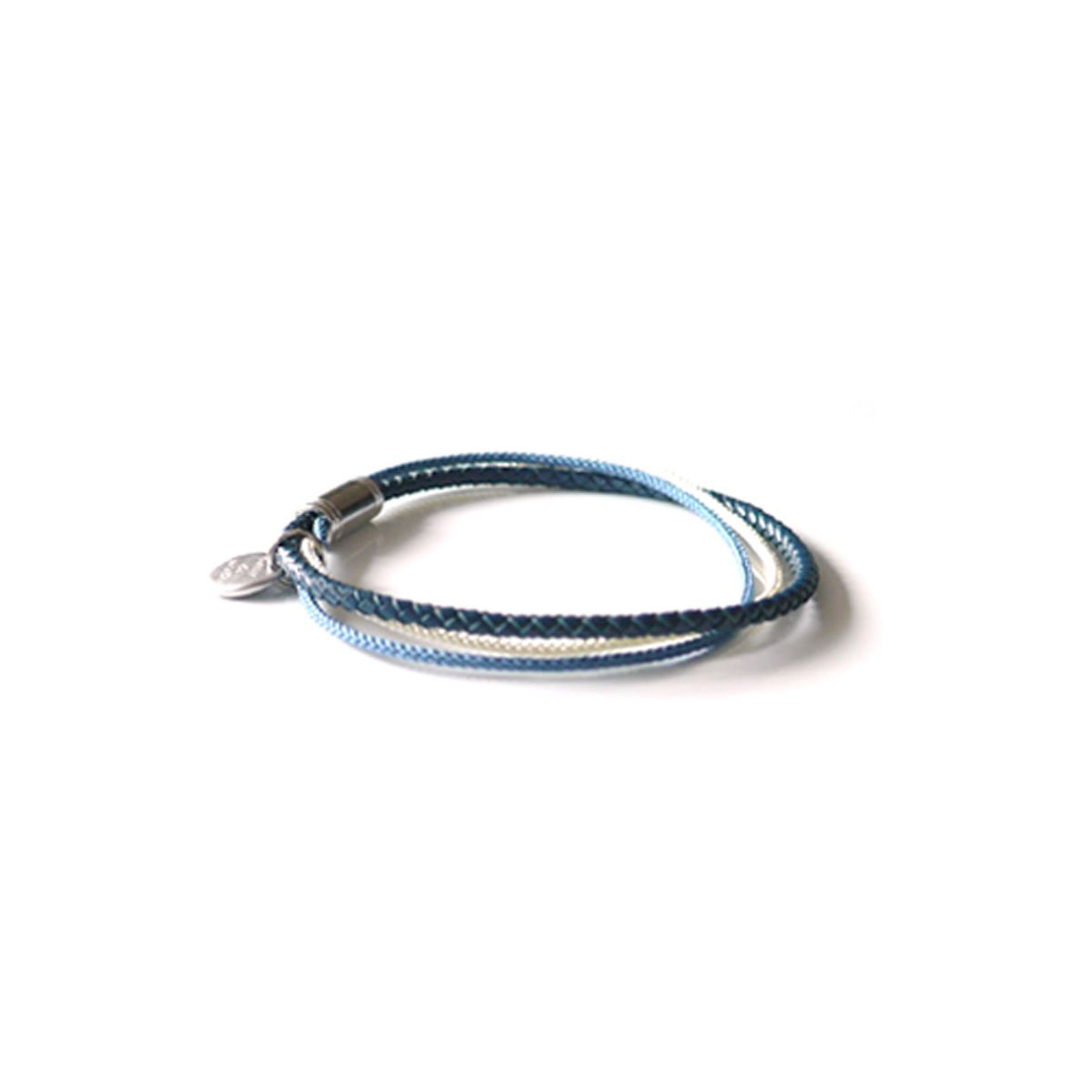 오뜨르 뒤 몽드(AUTOUR DU MONDE) THIN STRING  MEN BRACELET (BLUE)