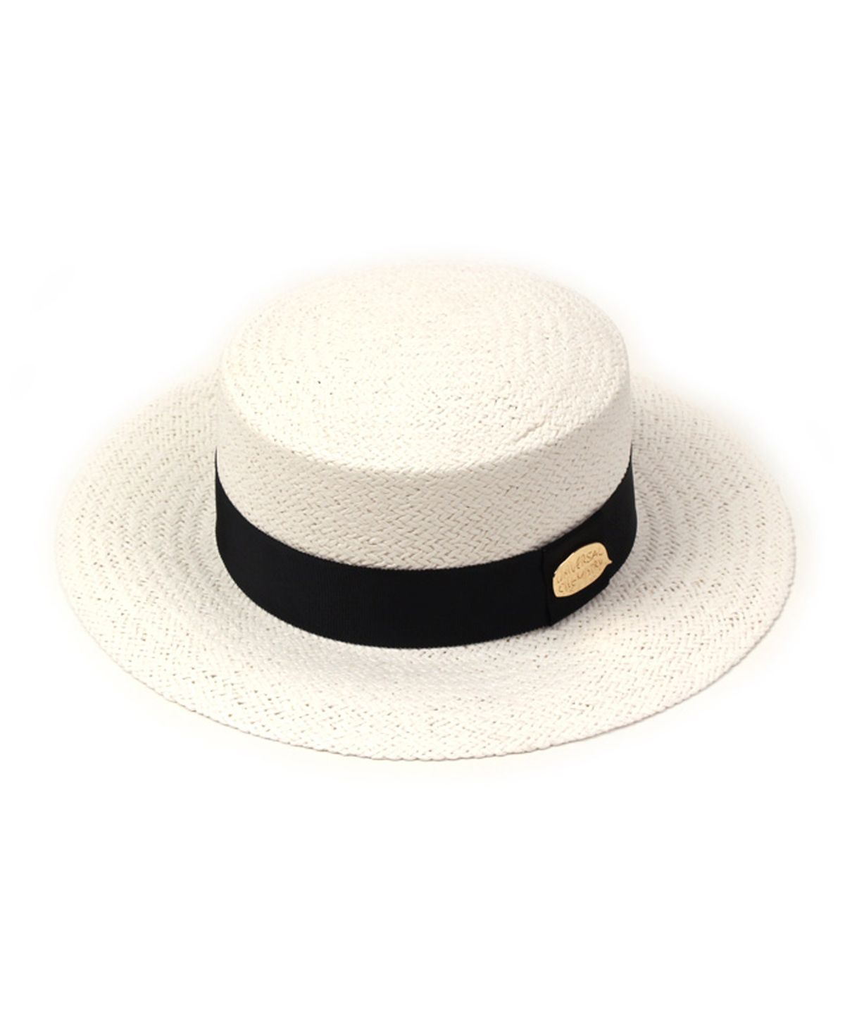 유니버셜 케미스트리(UNIVERSAL CHEMISTRY) White Flat Panama Hat 파나마햇