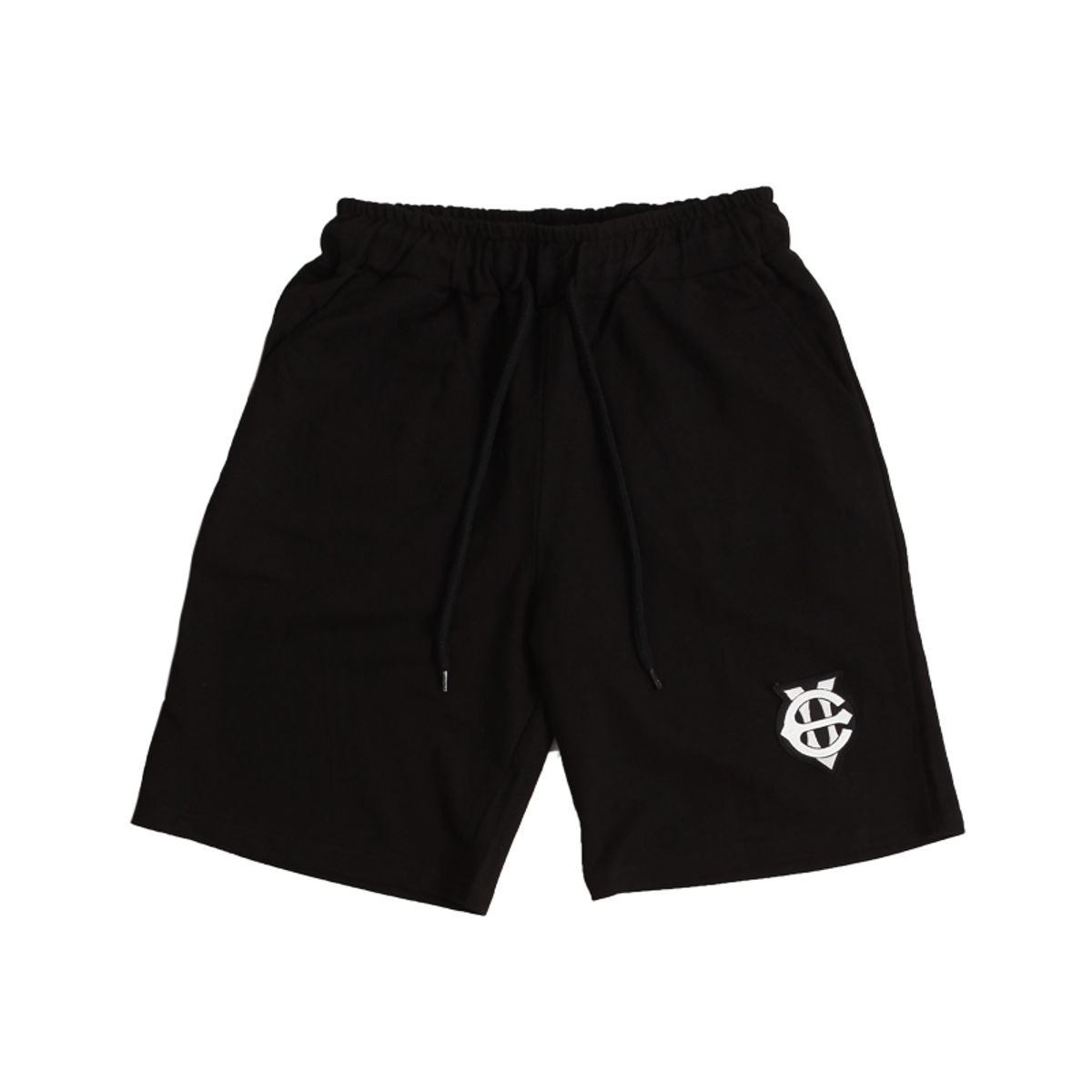 에잇볼륨(EIGHTVOLUME) EV Emblem Half Pants (Black)
