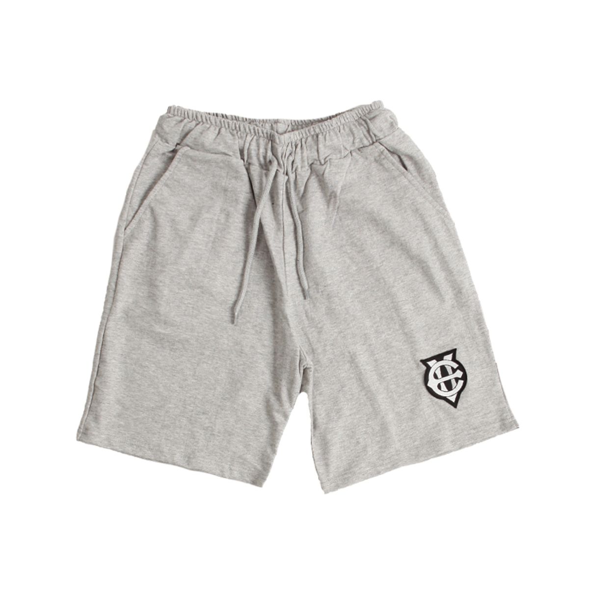 에잇볼륨(EIGHTVOLUME) EV Emblem Half Pants (Gray)