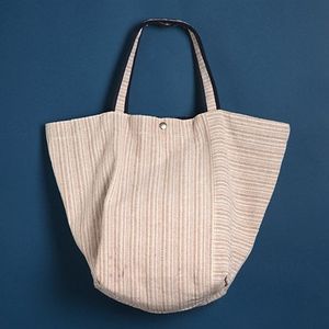 숄더백 BLUE LABEL STRIPE LINEN SHOPPER BAG - YB1001BE /BEIGE