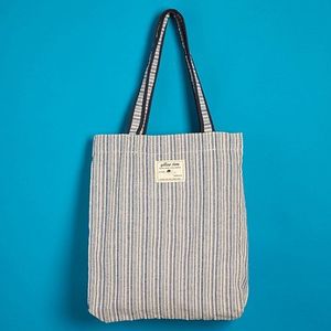 숄더백 BLUE LABEL STRIPE LINEN SHOULDER BAG -YB1004BU /BLUE