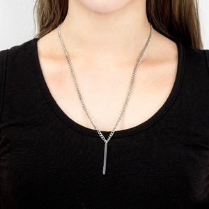 [남녀공용] 써지컬스틸 스틱 체인 목걸이 / GHMN-116