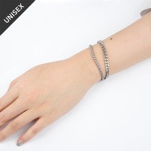 [남녀공용] 써지컬스틸 두 줄 팔찌 / GHMB-111