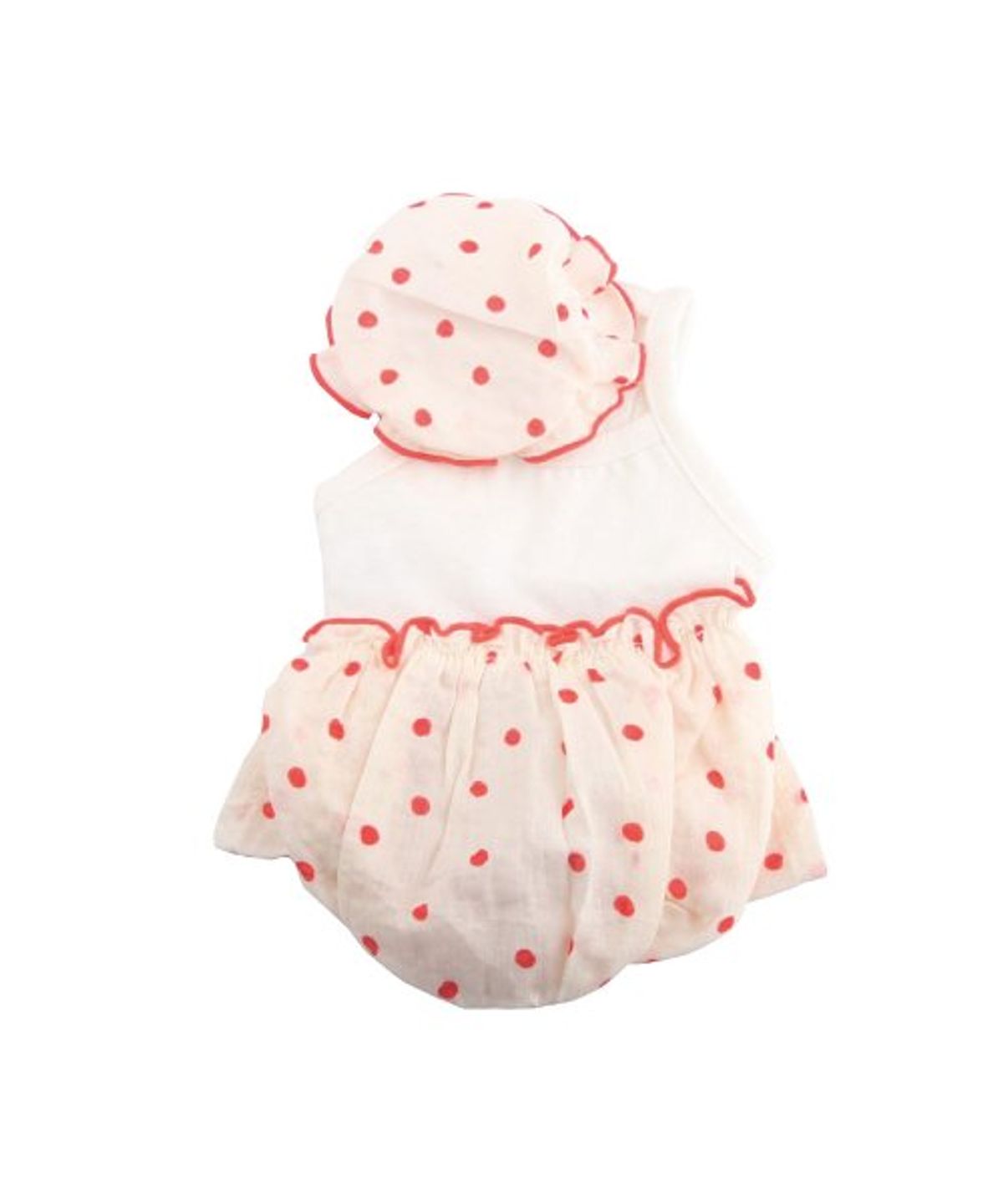 몽슈슈(MONCHOUCHOU) Lilly Overall_White