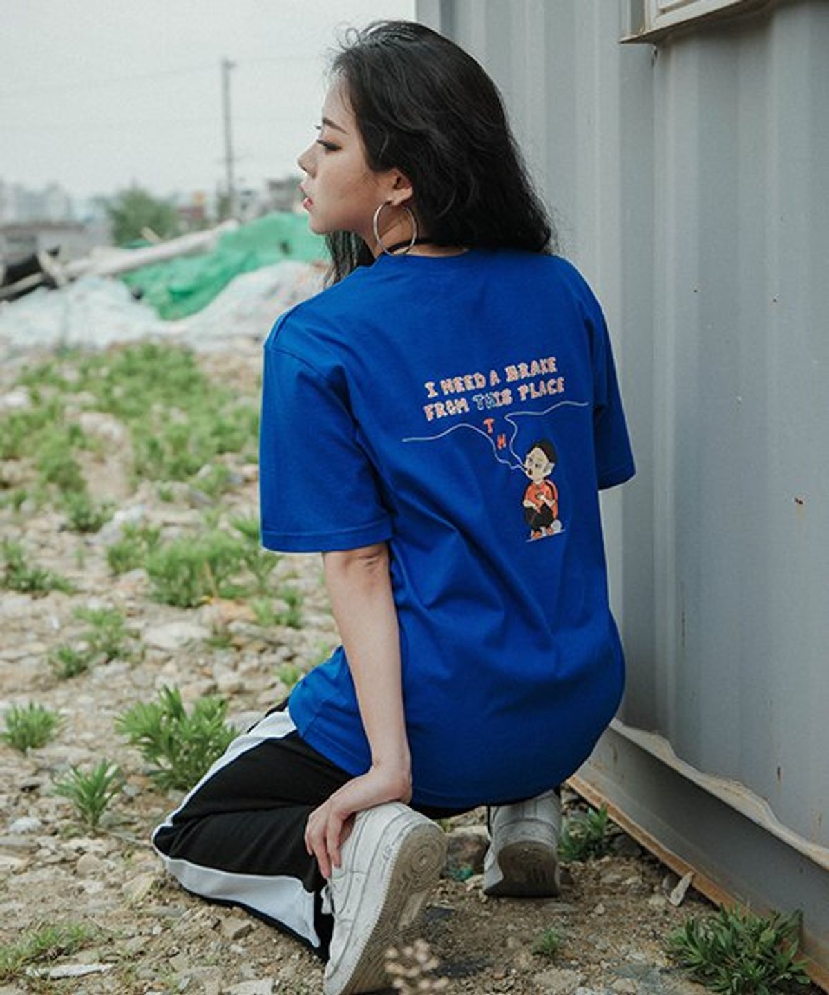 크로스 애비뉴(CROSS AVENUE) CA - I NEED A BRAKE THIS PLACE(BLUE)