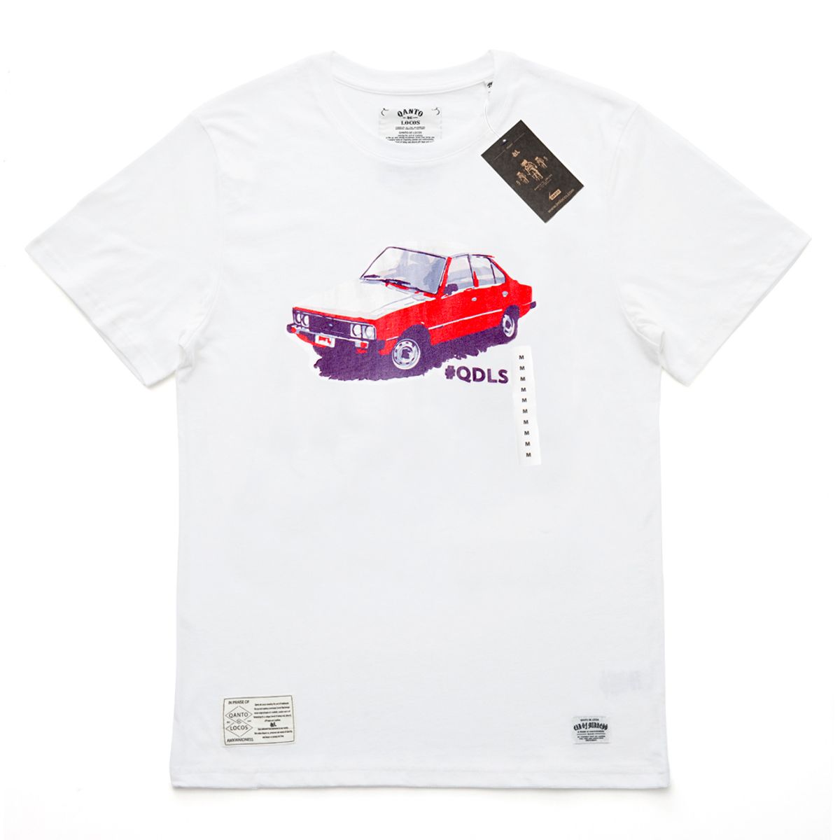 콴토데로코스(QANTO DE LOCOS) PONY TEE_WHITE