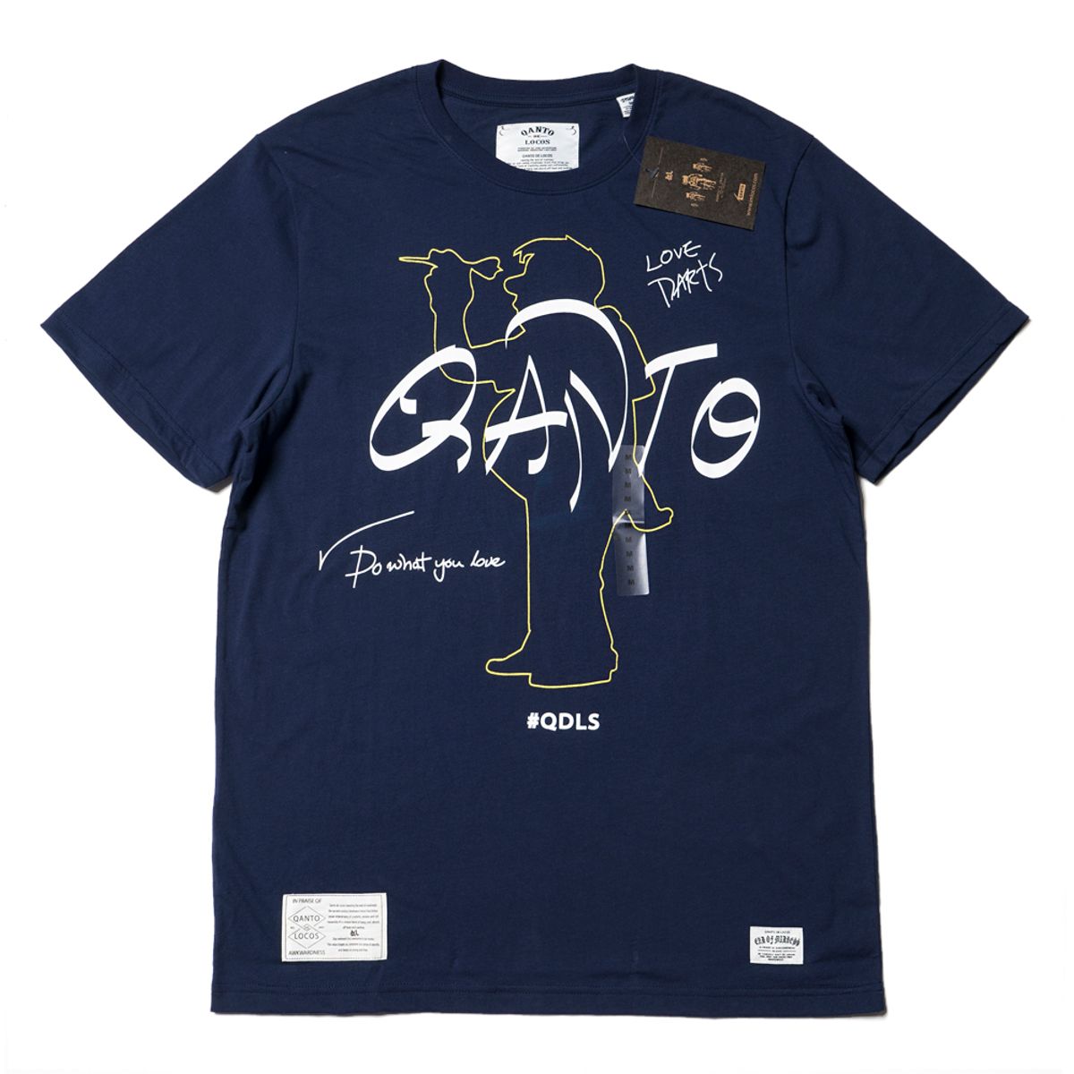 콴토데로코스(QANTO DE LOCOS) DARTSMAN TEE_NAVY