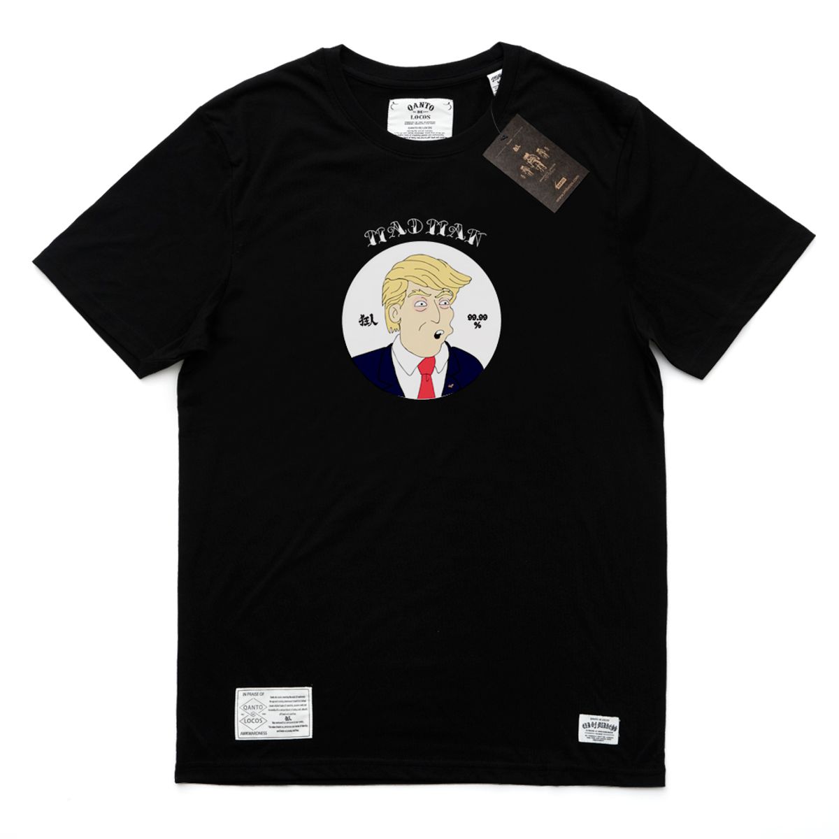 콴토데로코스(QANTO DE LOCOS) MADMAN TEE_BLACK