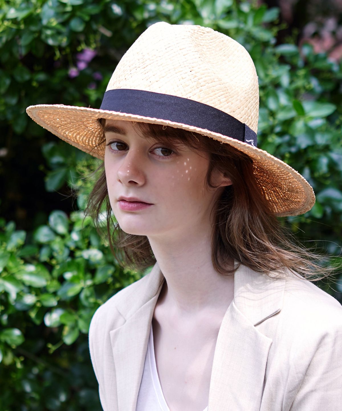 슬리피슬립(SLEEPYSLIP) [unisex]SLEEPING BEIGE PANAMA HAT