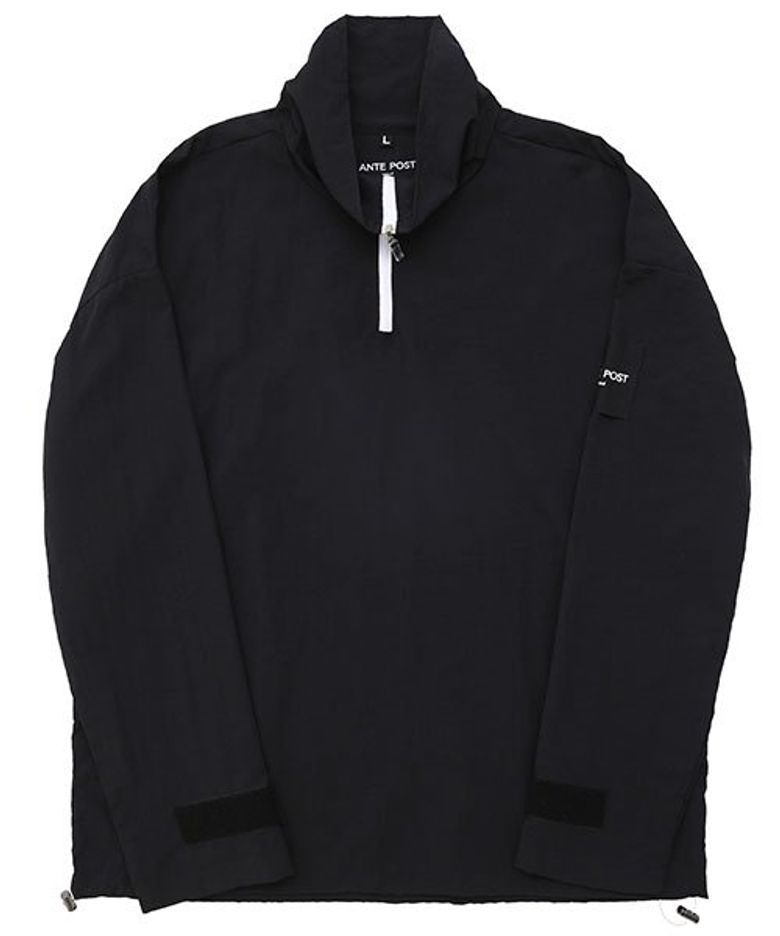 Half Zip-up Wind Jacket BK