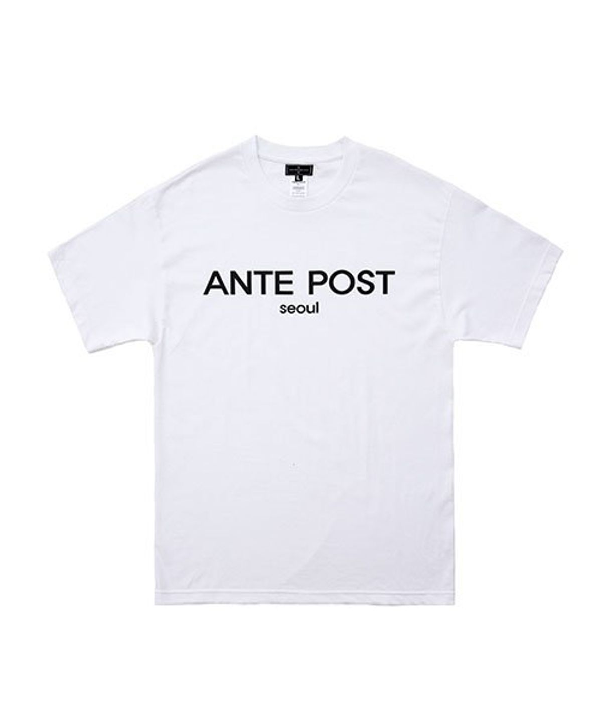 안트포스트(ANTEPOST) Basic Logo T-shirt WH