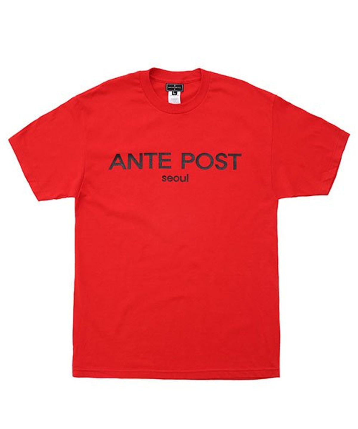 안트포스트(ANTEPOST) Basic Logo T-shirt RD