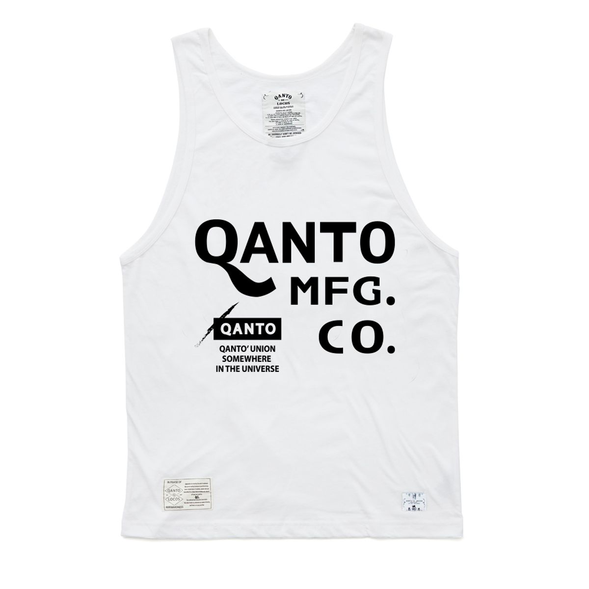 콴토데로코스(QANTO DE LOCOS) MFG TANKTOP_WHITE
