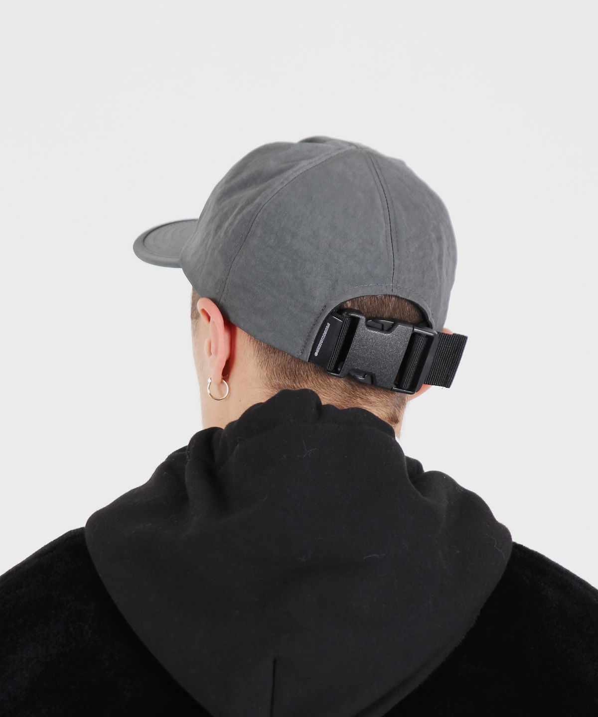 피스메이커(PIECE MAKER) SHIRRING NYLON 6P CAP (CHARCOAL)