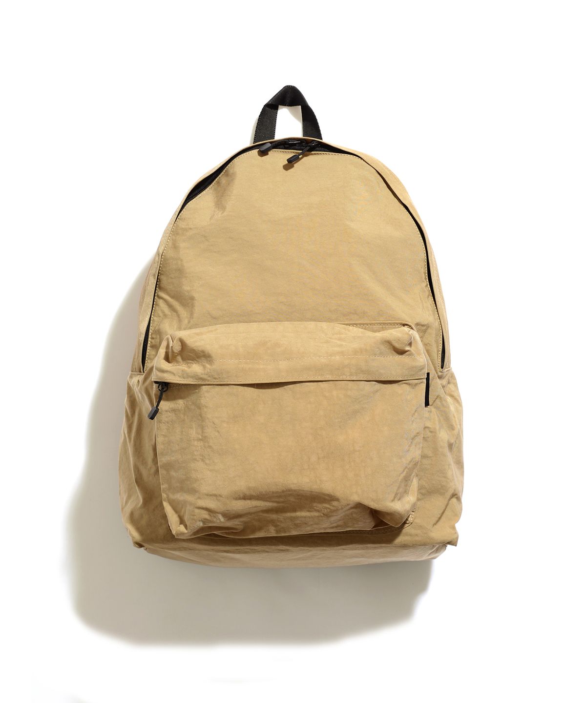 피스메이커(PIECE MAKER) SHIRRING NYLON BACKPACK (BEIGE)