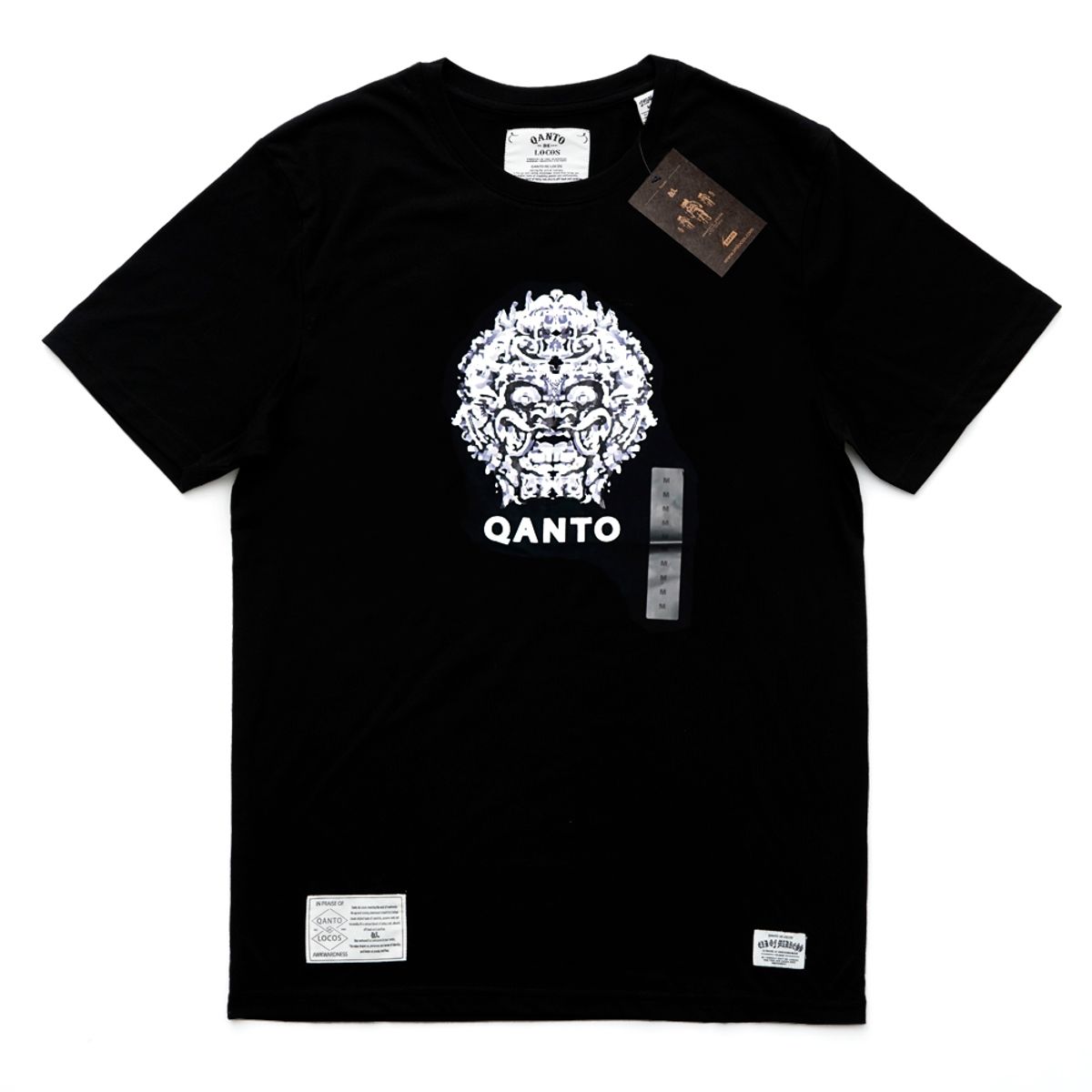 콴토데로코스(QANTO DE LOCOS) MASK TEE_BLACK