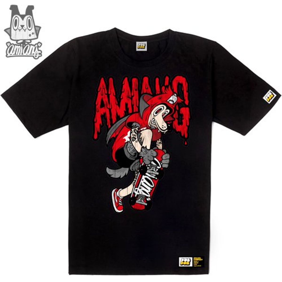 돌돌(DOLDOL) AMIANG_T-shirts_05 드라큘라가 입양한 늑대인간 아기 아미앙 캐릭터 그래픽 티셔츠