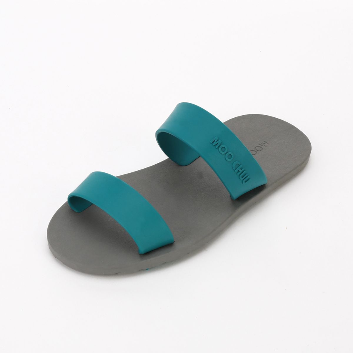 무츄(MOOCHUU) Two Straps Gray-Ocean