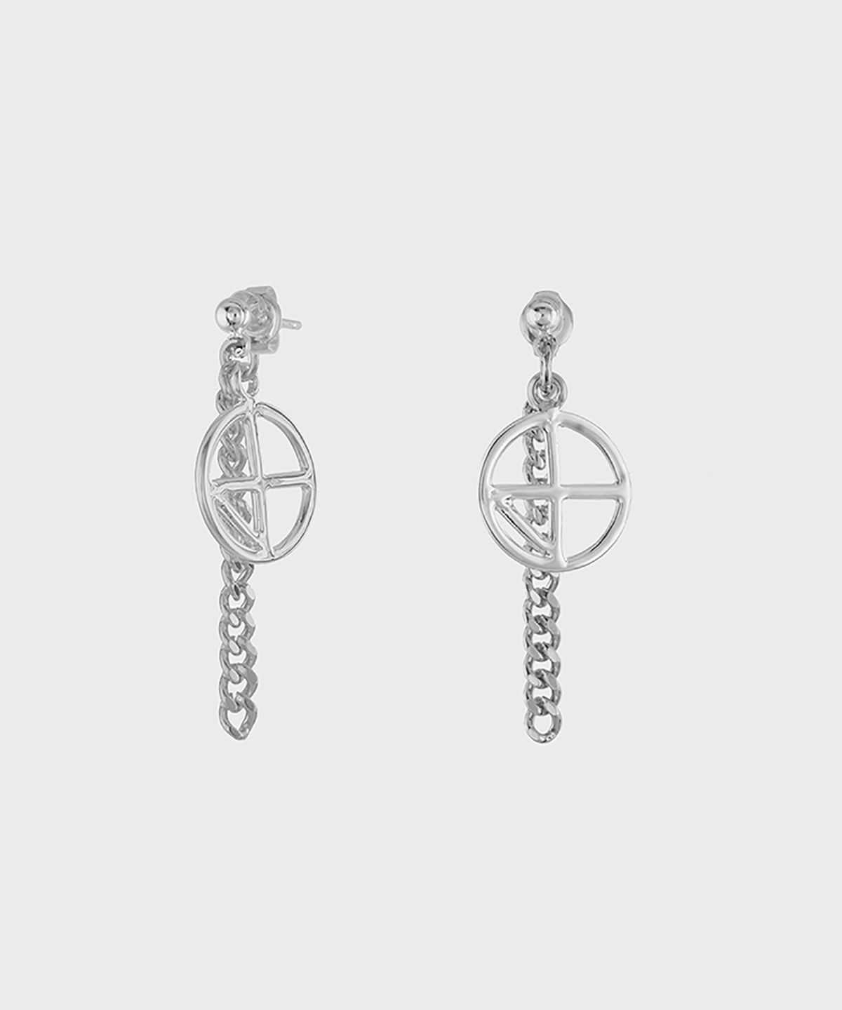 논논(NONENON) COMPASS CHAIN EAR