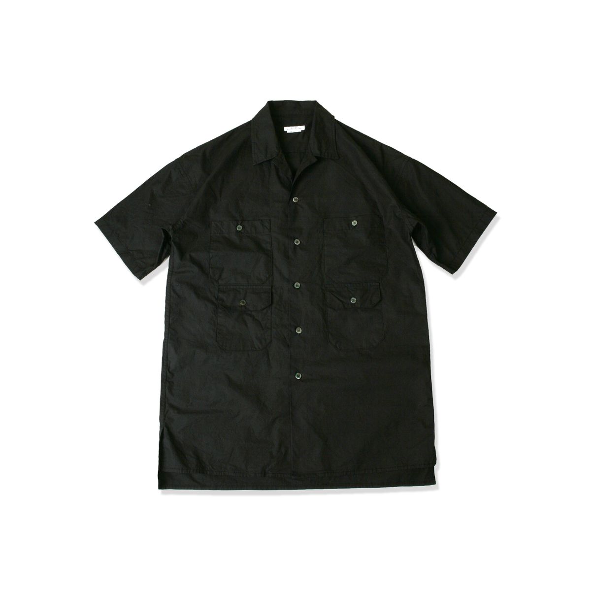 스웰맙(SWELLMOB) 4PL SHIRTS -BLACK-