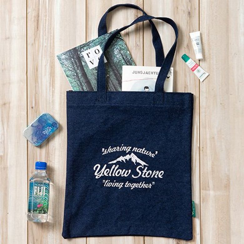 에코백 DENIM LOGO ECOBAG -YS2025DY DARK NAVY