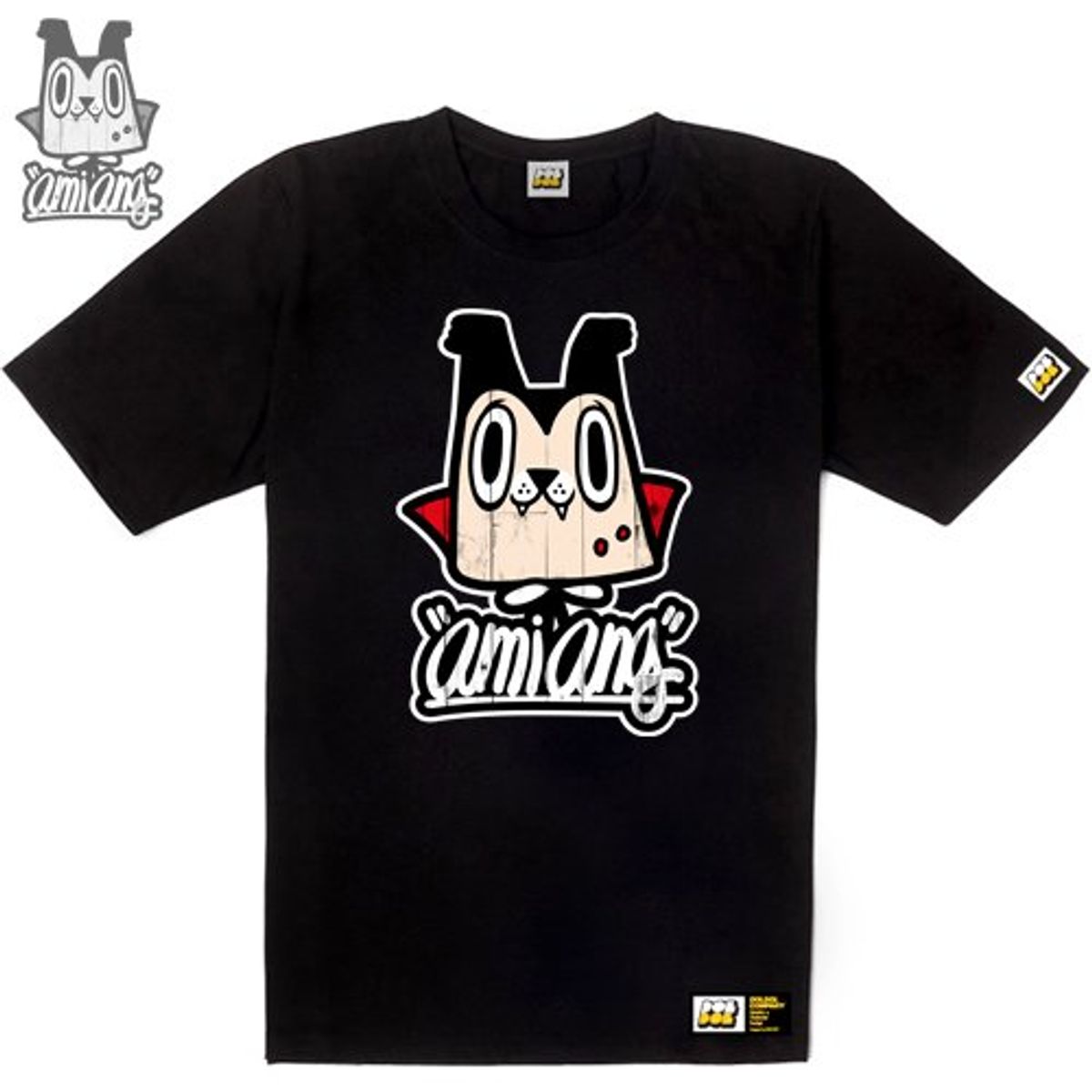 돌돌(DOLDOL) AMIANG_T-shirts_01 드라큘라가 입양한 늑대인간 아기 아미앙 캐릭터 그래픽 티셔츠