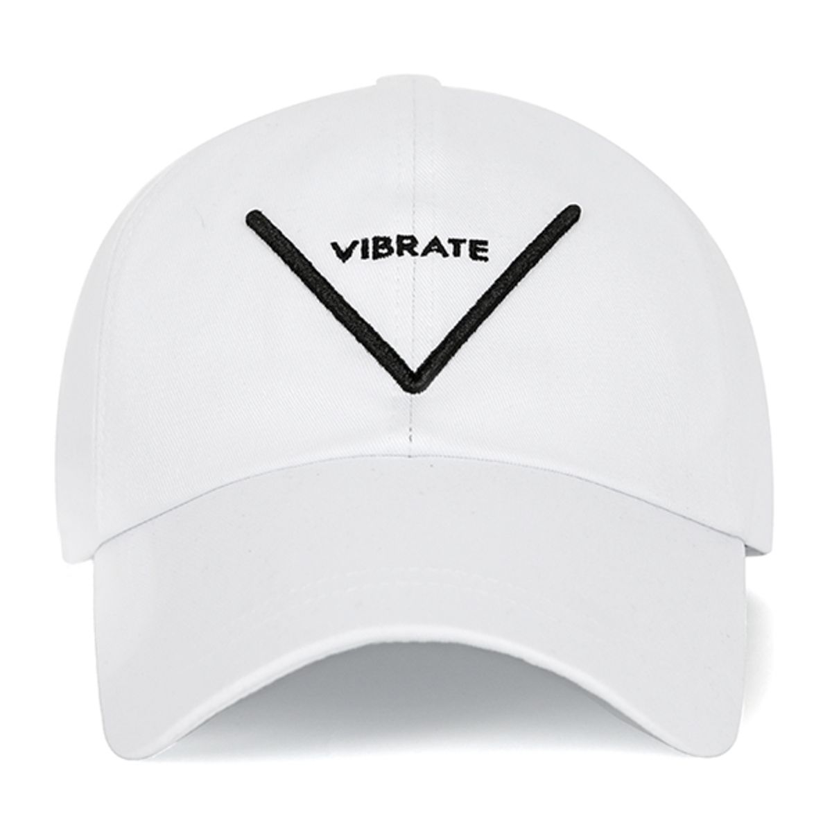 바이브레이트(VIBRATE) V LOGO BALL CAP (WHITE)
