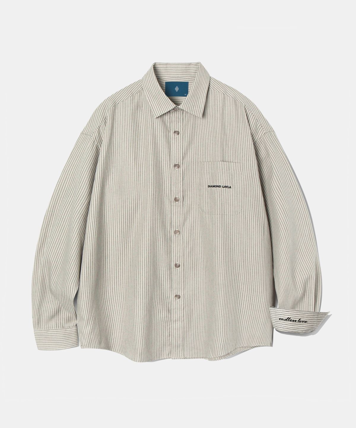 다이아몬드 레이라(DIAMOND LAYLA) Vintage Black dot Stripe shirt S22
