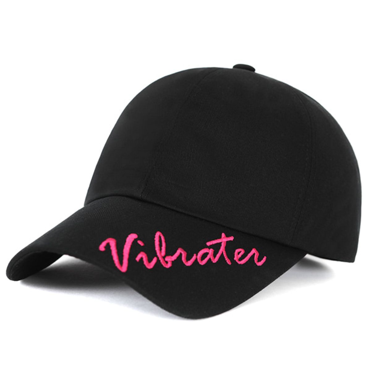 바이브레이트(VIBRATE) VISOR LOGO BALL CAP (PINK&BLACK)