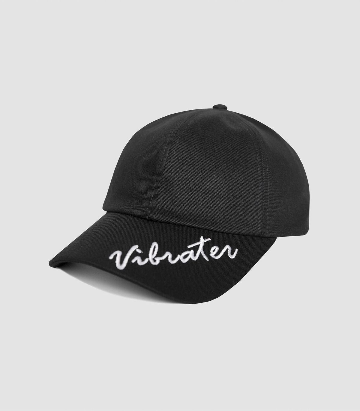 바이브레이트(VIBRATE) VISOR LOGO BALL CAP (WHITE&BLACK)