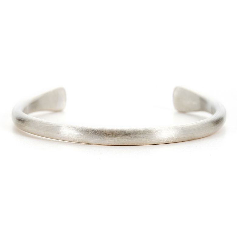 실버뱅글팔찌 ring my bell - simple round silver bangle