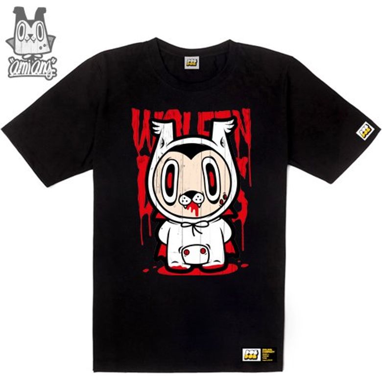 AMIANG_T-shirts_07 드라큘라가 입양한 늑대인간 아기 아미앙 캐릭터 그래픽 티셔츠