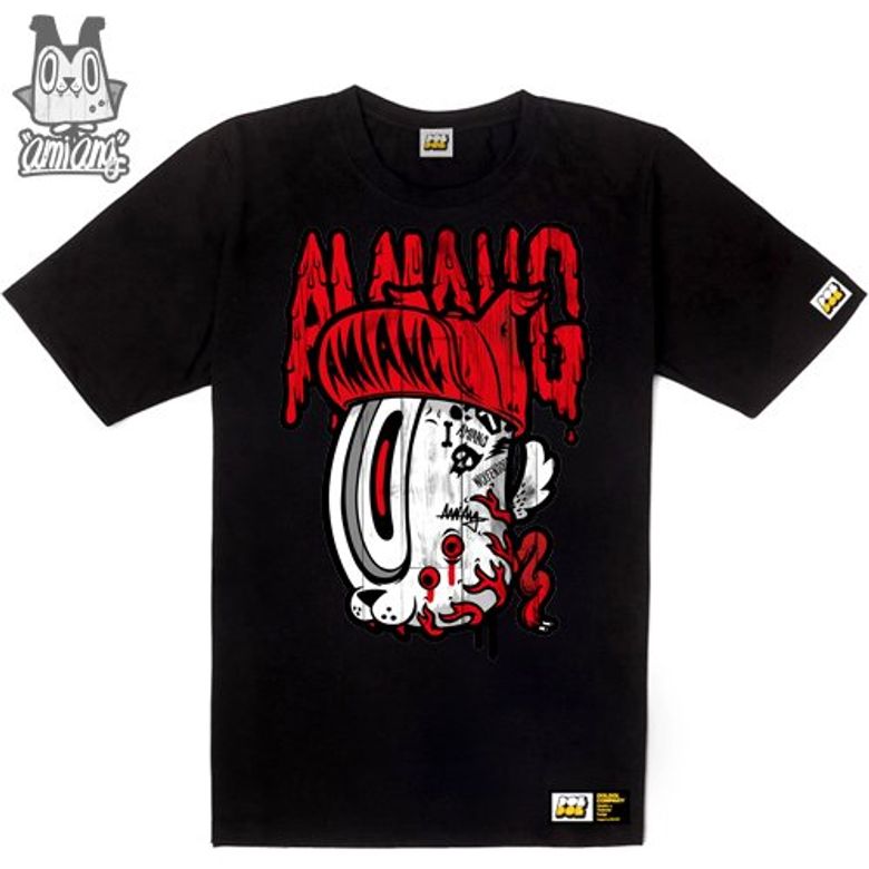 AMIANG_T-shirts_08 드라큘라가 입양한 늑대인간 아기 아미앙 캐릭터 그래픽 티셔츠
