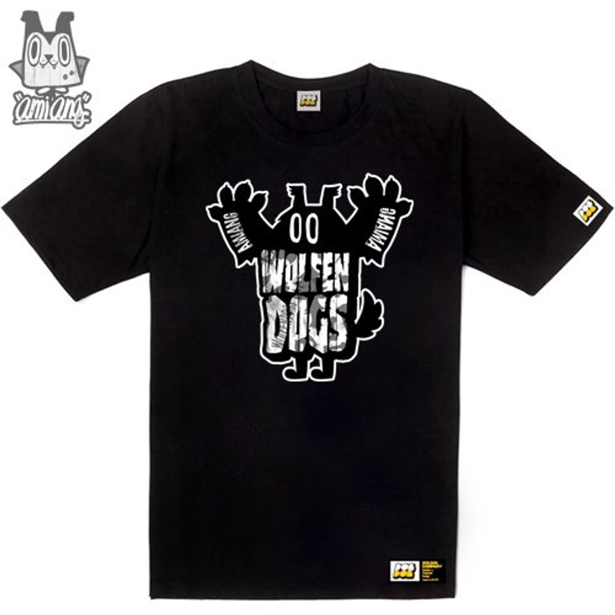 돌돌(DOLDOL) AMIANG_T-shirts_09 드라큘라가 입양한 늑대인간 아기 아미앙 캐릭터 그래픽 티셔츠