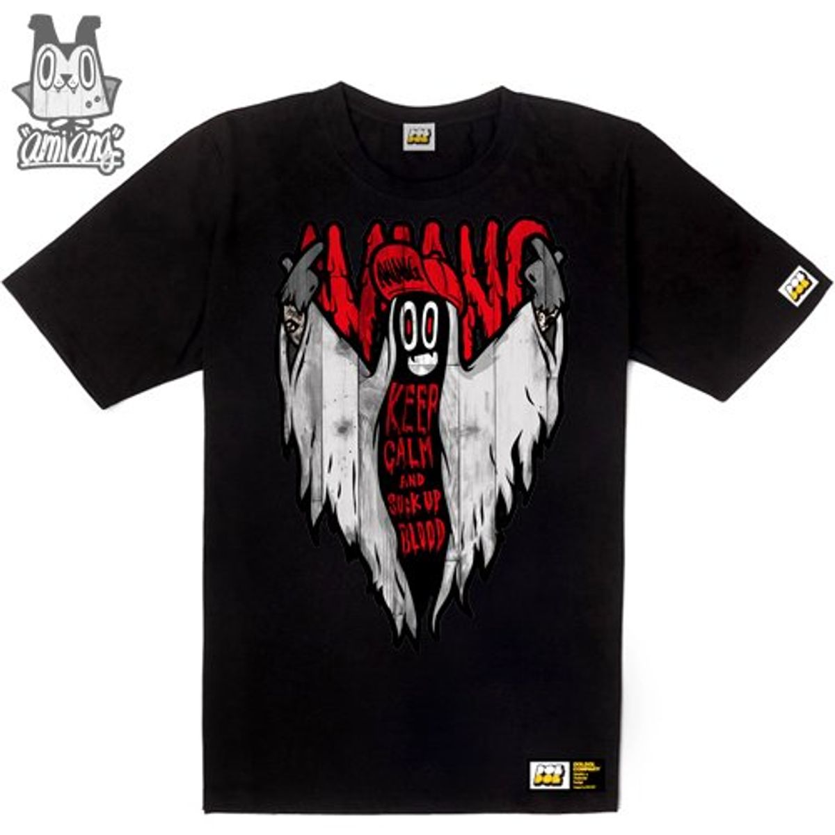 돌돌(DOLDOL) AMIANG_T-shirts_13 드라큘라가 입양한 늑대인간 아기 아미앙 캐릭터 그래픽 티셔츠