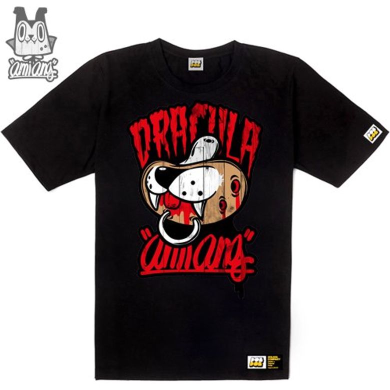 AMIANG_T-shirts_14 드라큘라가 입양한 늑대인간 아기 아미앙 캐릭터 그래픽 티셔츠