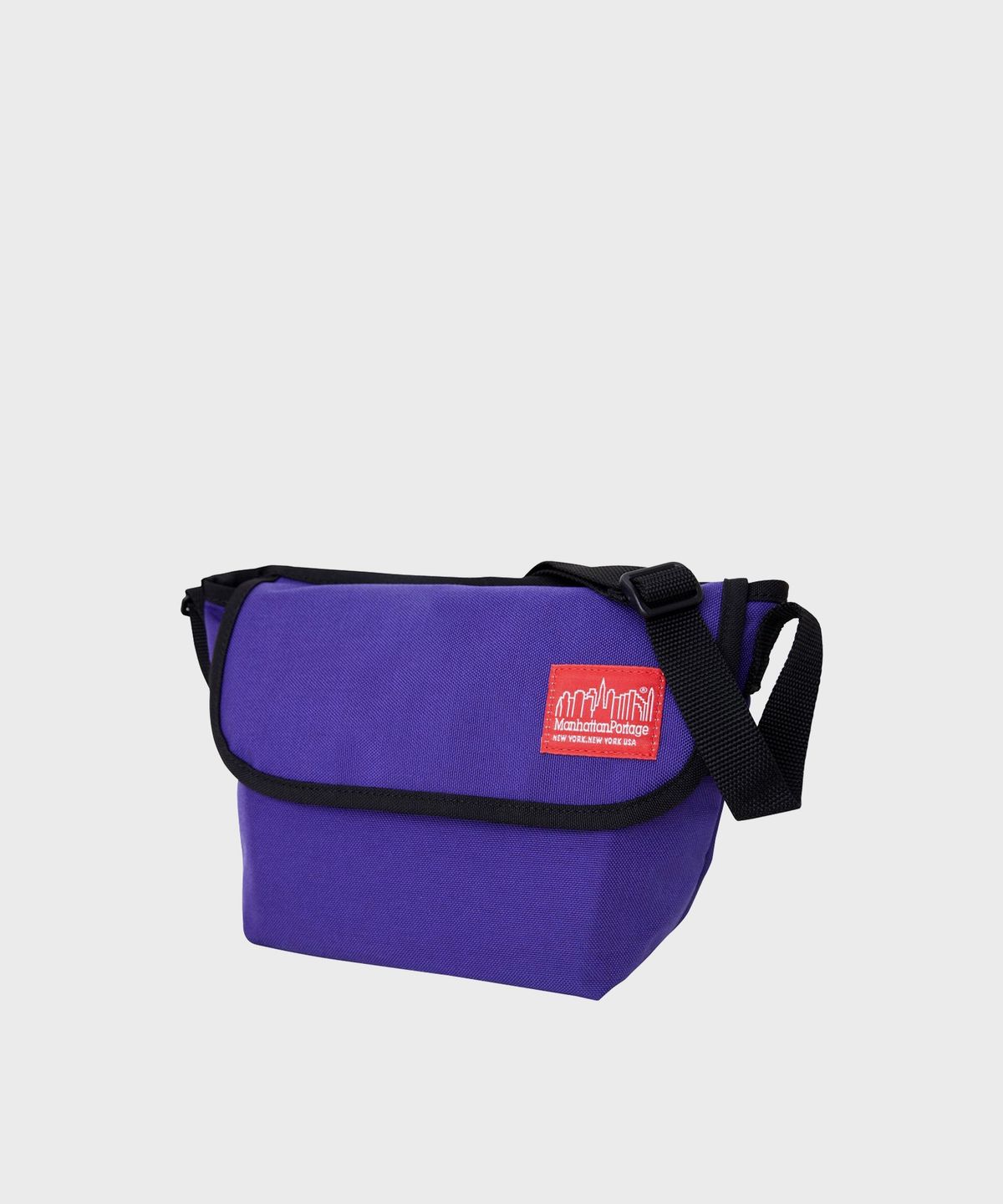 맨하탄 포티지(MANHATTAN PORTAGE) 1603 Mini NY Messenger Bag PURPLE