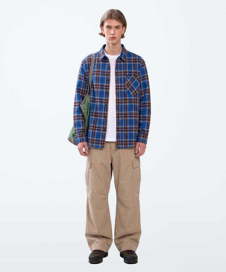 EVERRICH CHECK SHIRTS - BLUE